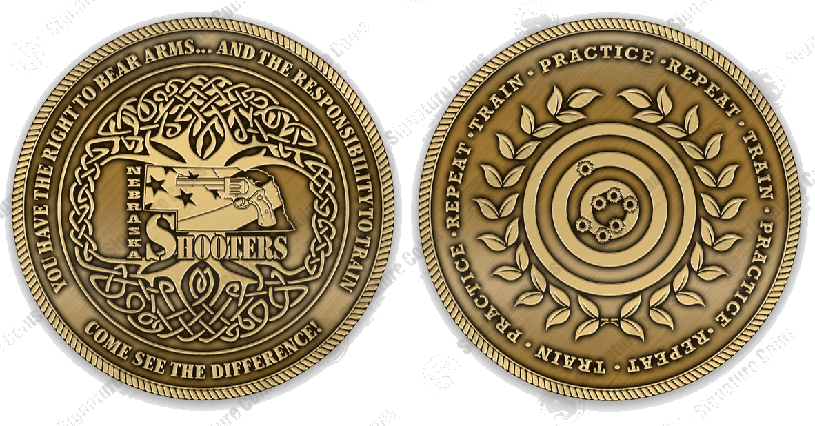 Nebraska Shooters Challenge Coin